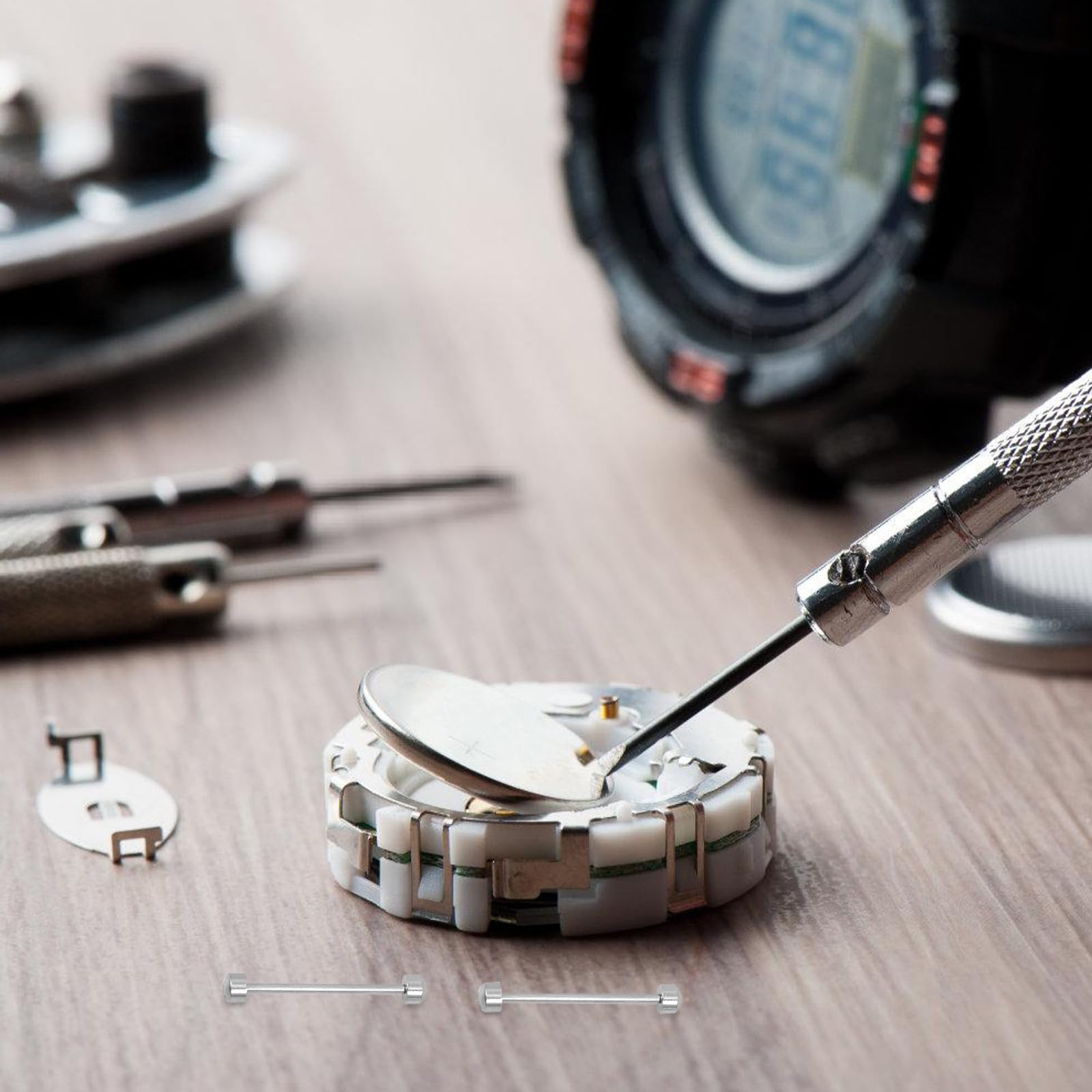ifundom Varillas de Conexión para Correa de Reloj de Metal Dorado