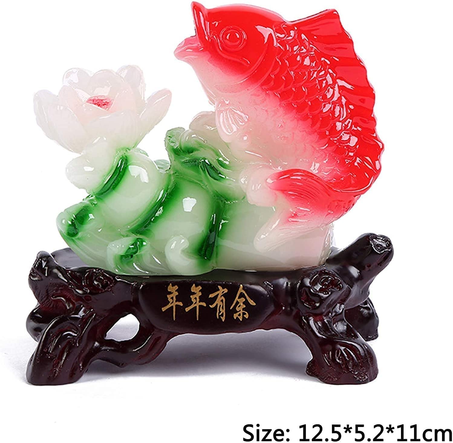 Figurka Ogrodowa,Stół barowy figurka dekoracja ogrodowa do rzeźby Feng Shui Arowana figurki ryb złoty smok ryby figurki fortuna biurko na biurko salon