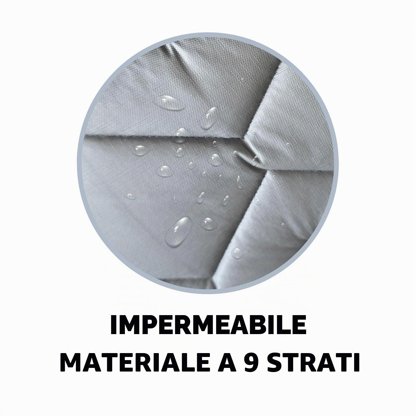 Marvix Tenda termica per cabina interna, 9 strati, copertura per finestrino per Fiat Ducato, Boxer e relè 2006-2024 per camper e camper
