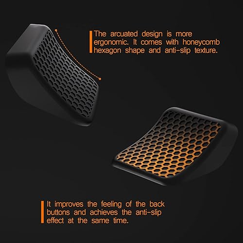 Vista 7 de PlayVital Juego de mejora de botón trasero y empuñaduras para el pulgar para cubierta de vapor