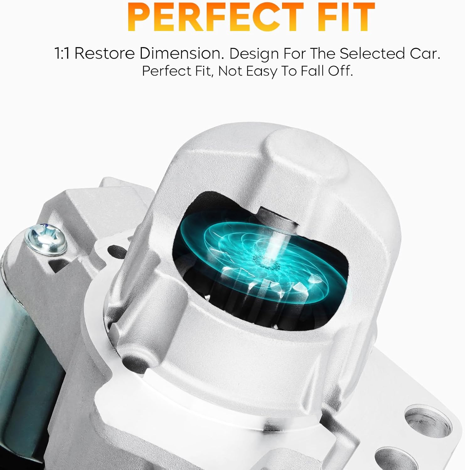 410-48122 Starter for 3.6L Buick Enclave 08-17, for Chevy Equinox 08-09 13-17, for Impala 12-20, for Malibu 08-12, for Traverse 09-17, for GMC Acadia 3.6L 07-16, for Terrain 13-17, for Allure 06-08