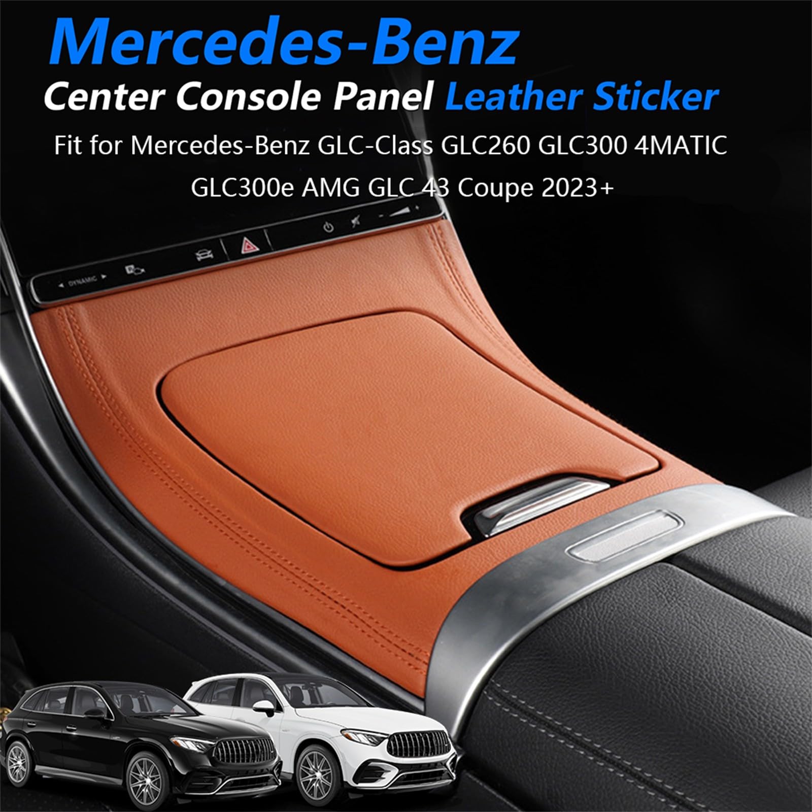Innenraum-Verkleidung Für Mercedes GLC X254 – Mittelkonsole & Instrumententafel Mit Vertikalen Streifen