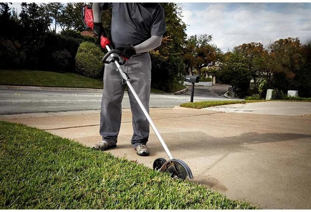 49-16-2718 for Milwaukee M18 Fuel Quik-LOK Power Head Edger Attachment w/Mud Flaps - Silver/Black