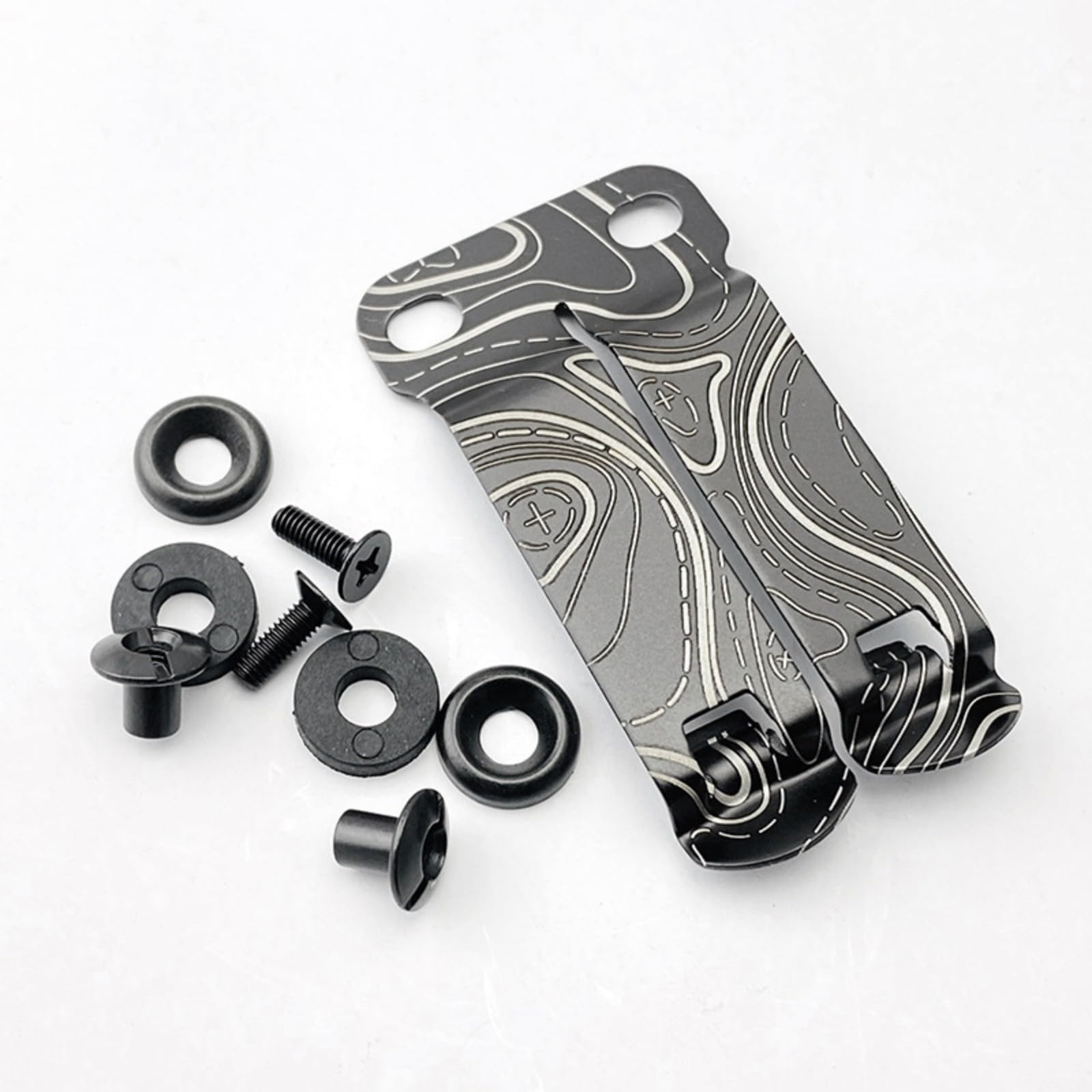 Crffz Tensile Stainless Steel Waist Clip For K Sheath Maintaining Good Postures In And During Physical Activities Waist Clip