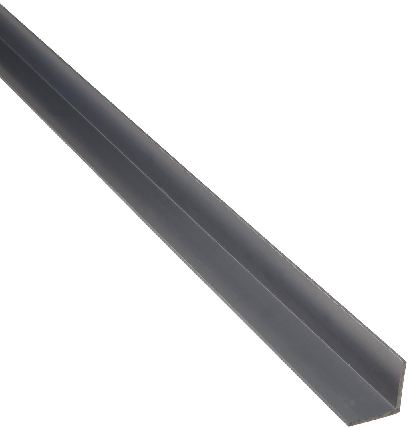 PVC Angle NSF61 Gray, 0.08" Thickness, 2" x 2" Leg Length, 24" Length