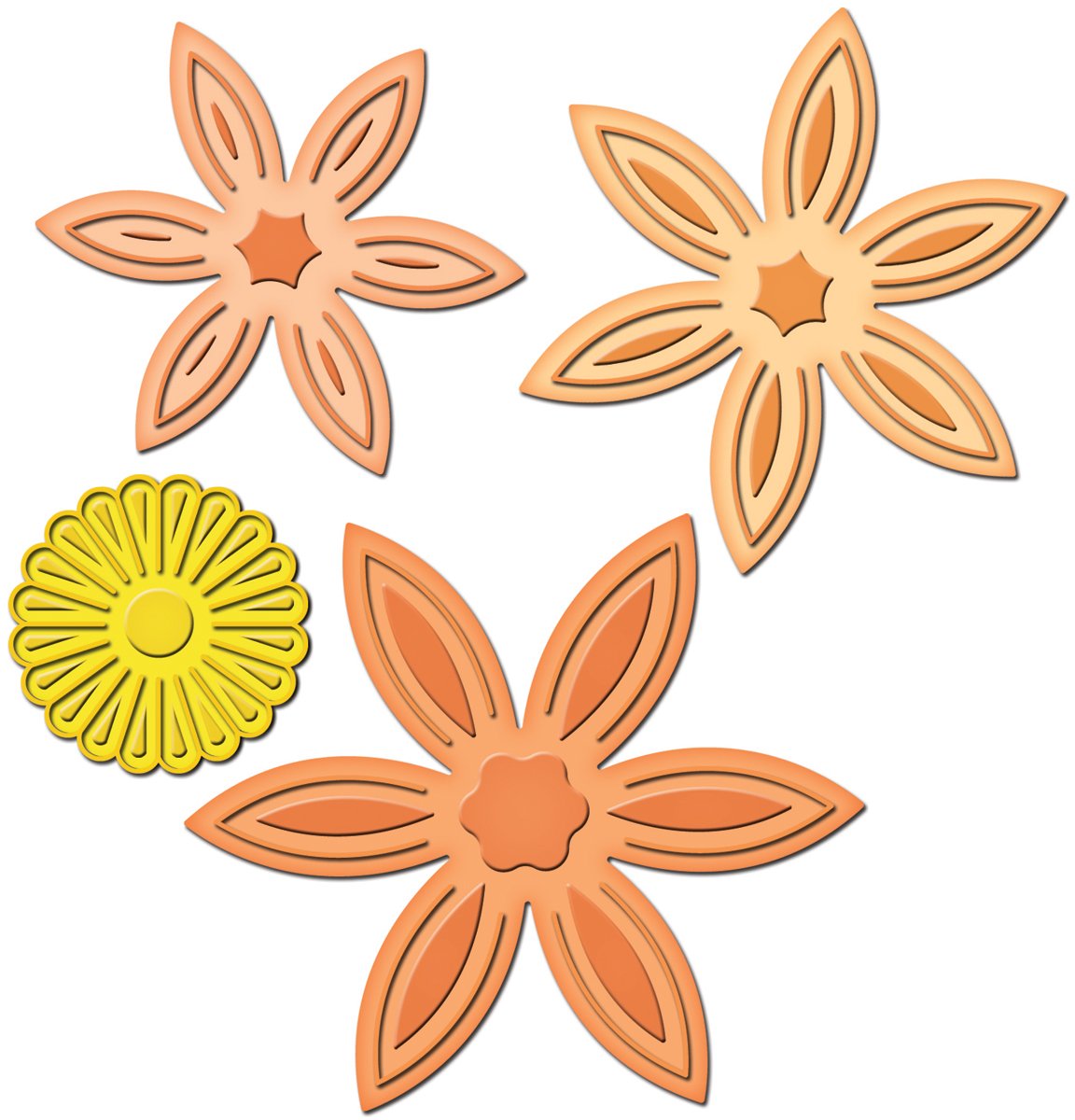 Spellbinders Paper Arts Daisy Flower Topper Shapeabillities