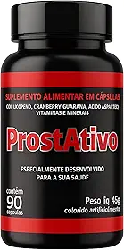 ProstAtivo 90 Cápsulas Próstata Inchada Dor Urinária Hiperplasia