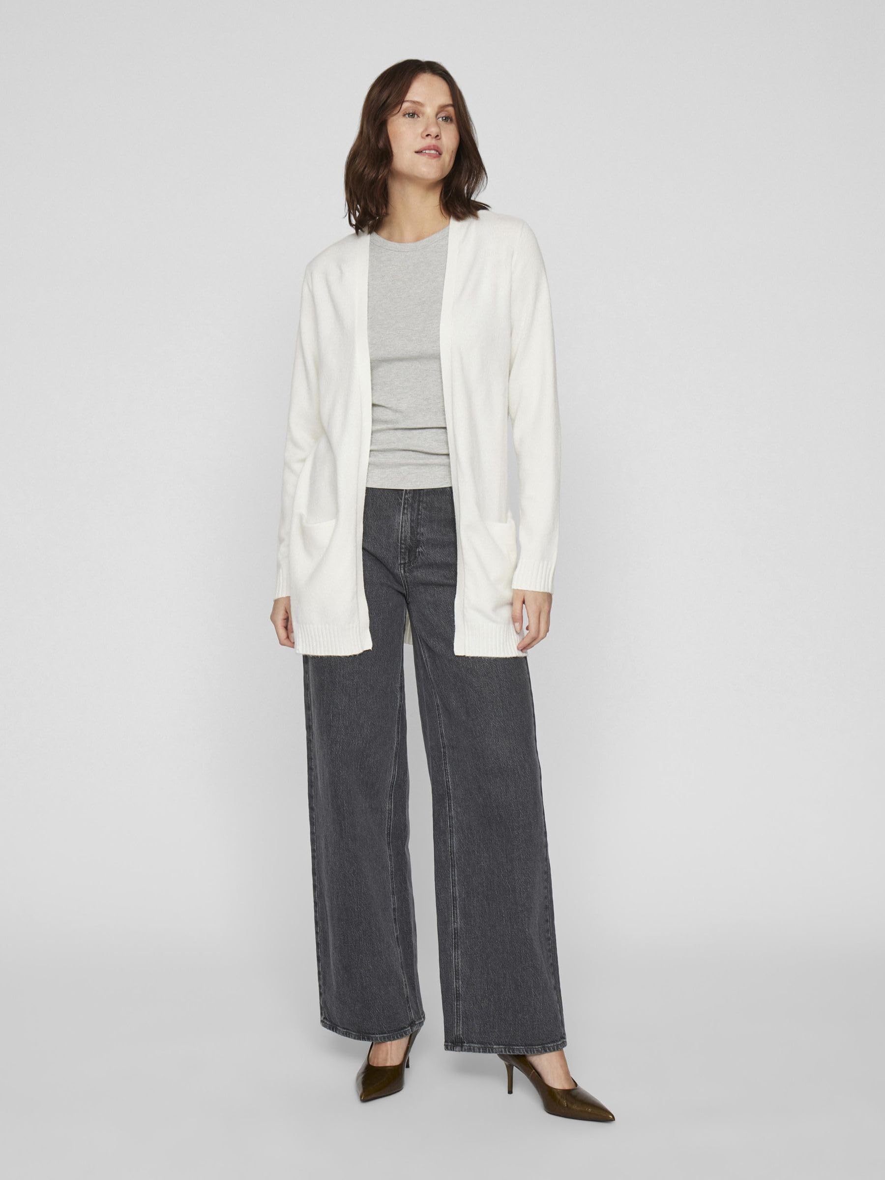 Vila Sweter panie VIRIL L/S OPEN KNIT CARDIGAN-NOOS