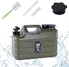 Camping Water Container With Spigot, Camping Water Storage Carrier Jug, Truly No Leakage Water Storage, Portable Camping Water Container Water Camping Tank, Multifunction Water Can For Camping Hiking
