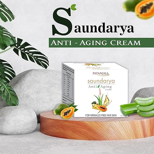 Miniatura 3 de patanjali Crema antienvejecimiento Saundarya, 0.03 libras