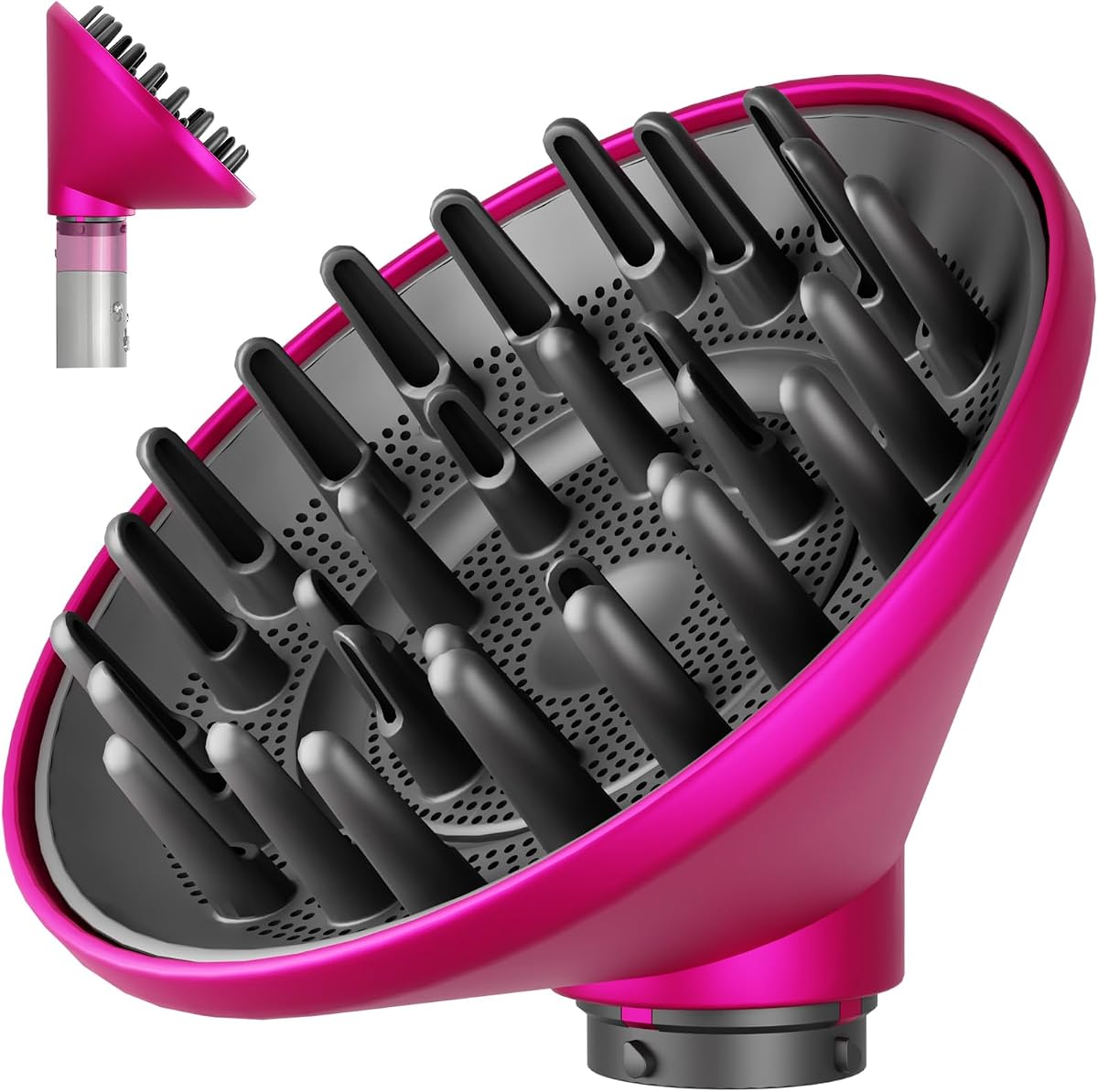 Large Curl Diffuser Attachment for Dyson Airwrap HS01 HS05 HS08 | Defines waves curls, reduces frizz, dries thick hair faster with even airflow for more volume