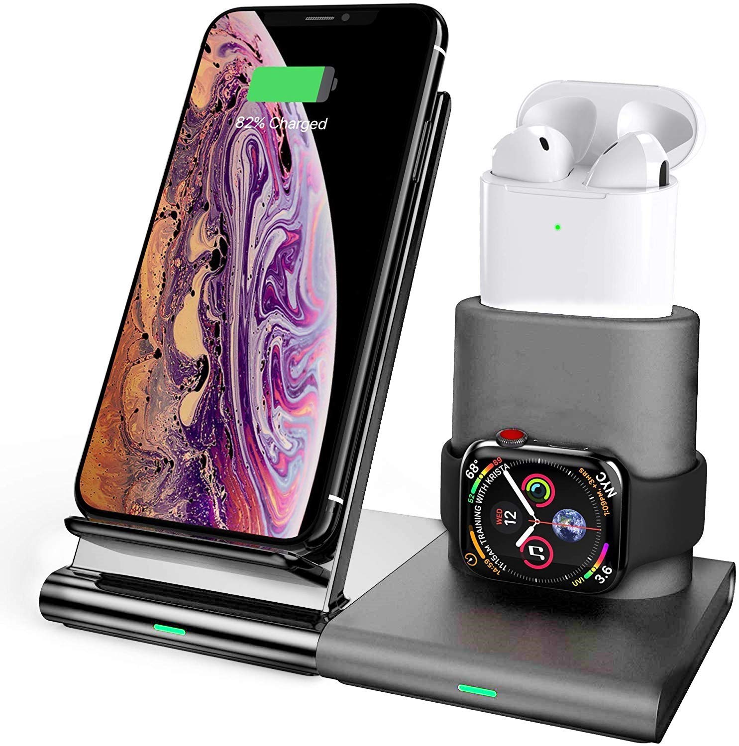 Wireless Charger Stand, Wireless Charging Dock Station