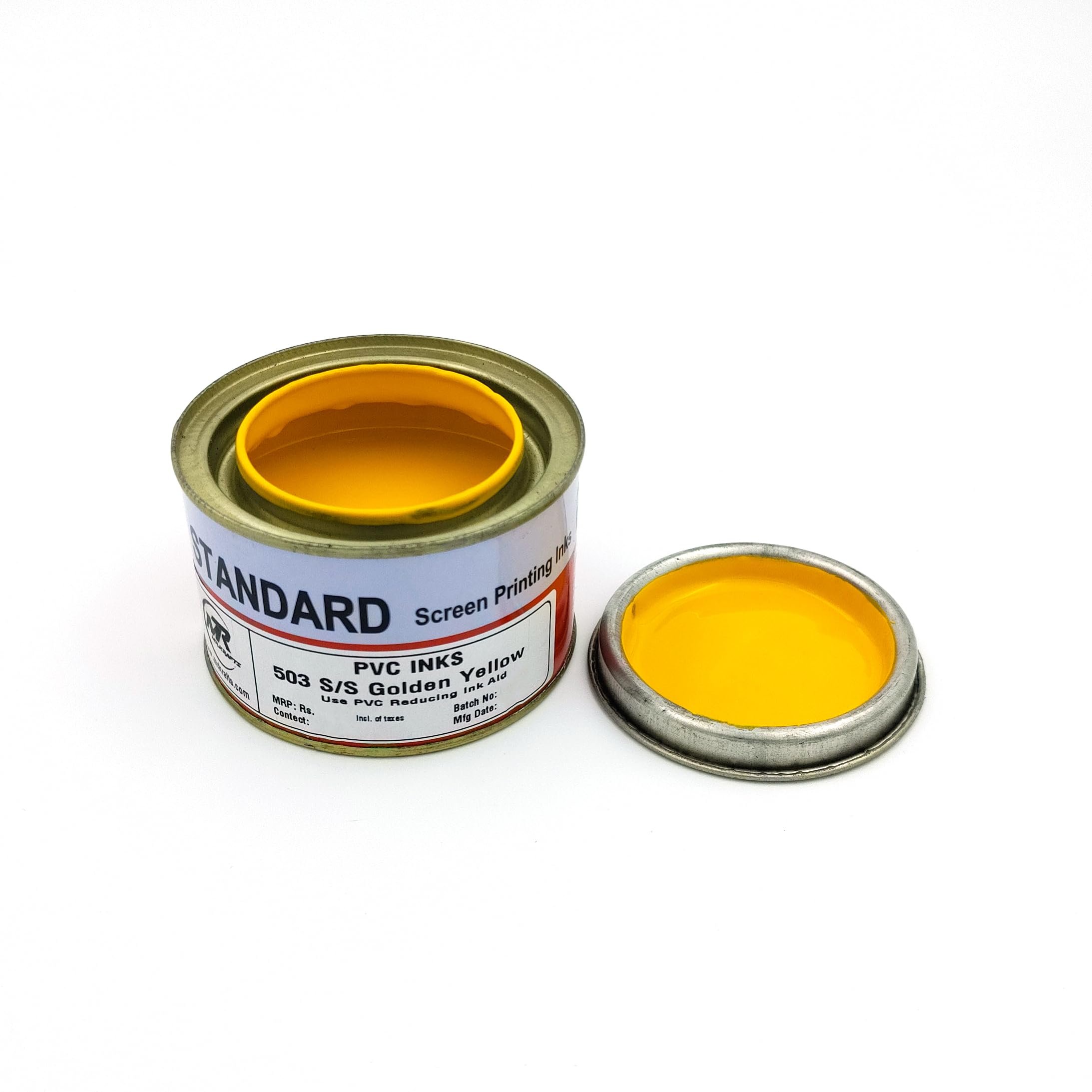 PVC Golden Yellow Screen Printing Ink 200g Smooth Flow, Fast Drying | Compatible with PVC Ink Reducer (200G, Yellow)-picture-14