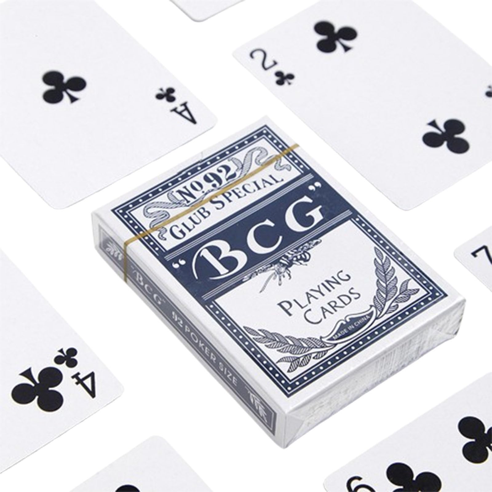 4 Pack Set Playing Cards, Plastic Coated Playing Card, Vibrant Red & Blue Decks, Ideal for Play Fish Poker - Image 4