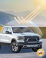 Vista 6 de Mixsuper Liner Parasol para parabrisas para Dodge Ram 1500 2019-2025 Parasoles parabrisas delanteros para ventanas para Ram 1500 Accesorios Visor