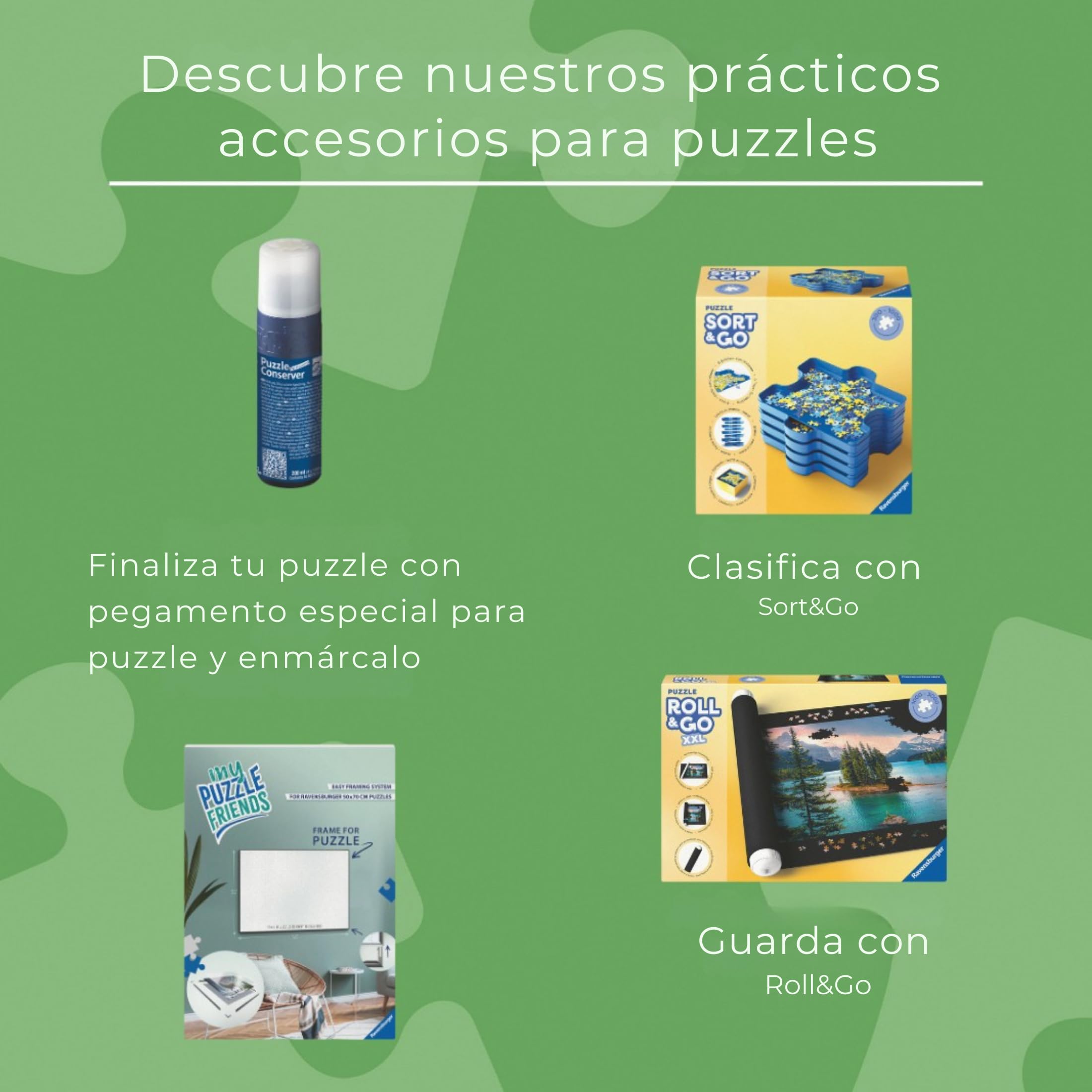 Ravensburger - Carpeta Puzzle Transportable | Tapete Puzzle | Guarda Puzzles | Tapete para Puzzles | Idea Regalo