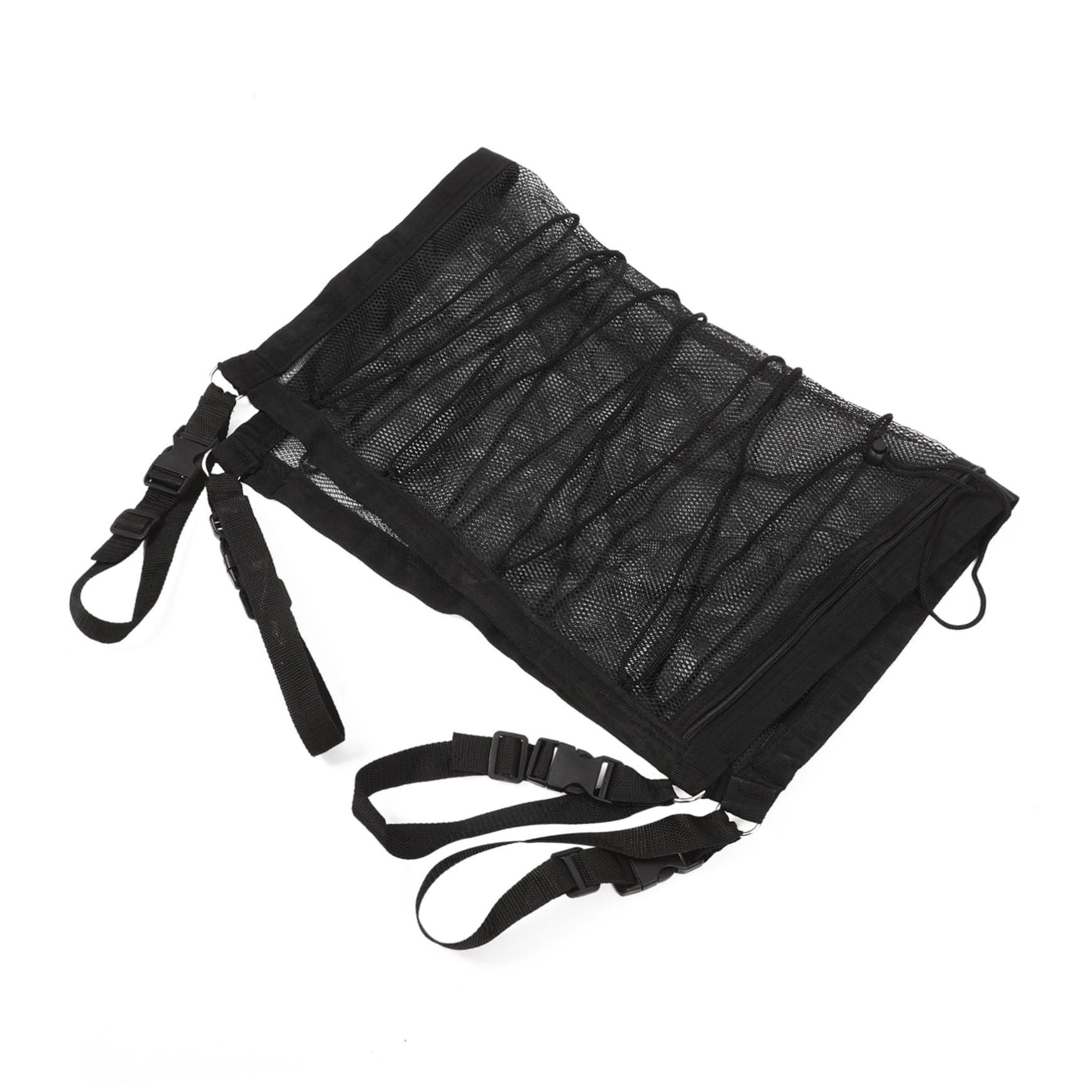 Filet de rangement plafond auto pratique pour organiser vos bagages en voyage et camping