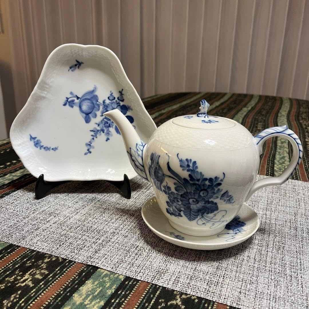 ロイヤルコペンハーゲン ブルーフラワー カーブ&プレイン コンポート