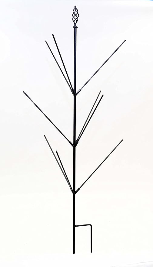 Laredo Wrought Iron Bottle Tree Stake48 Inches High. 6