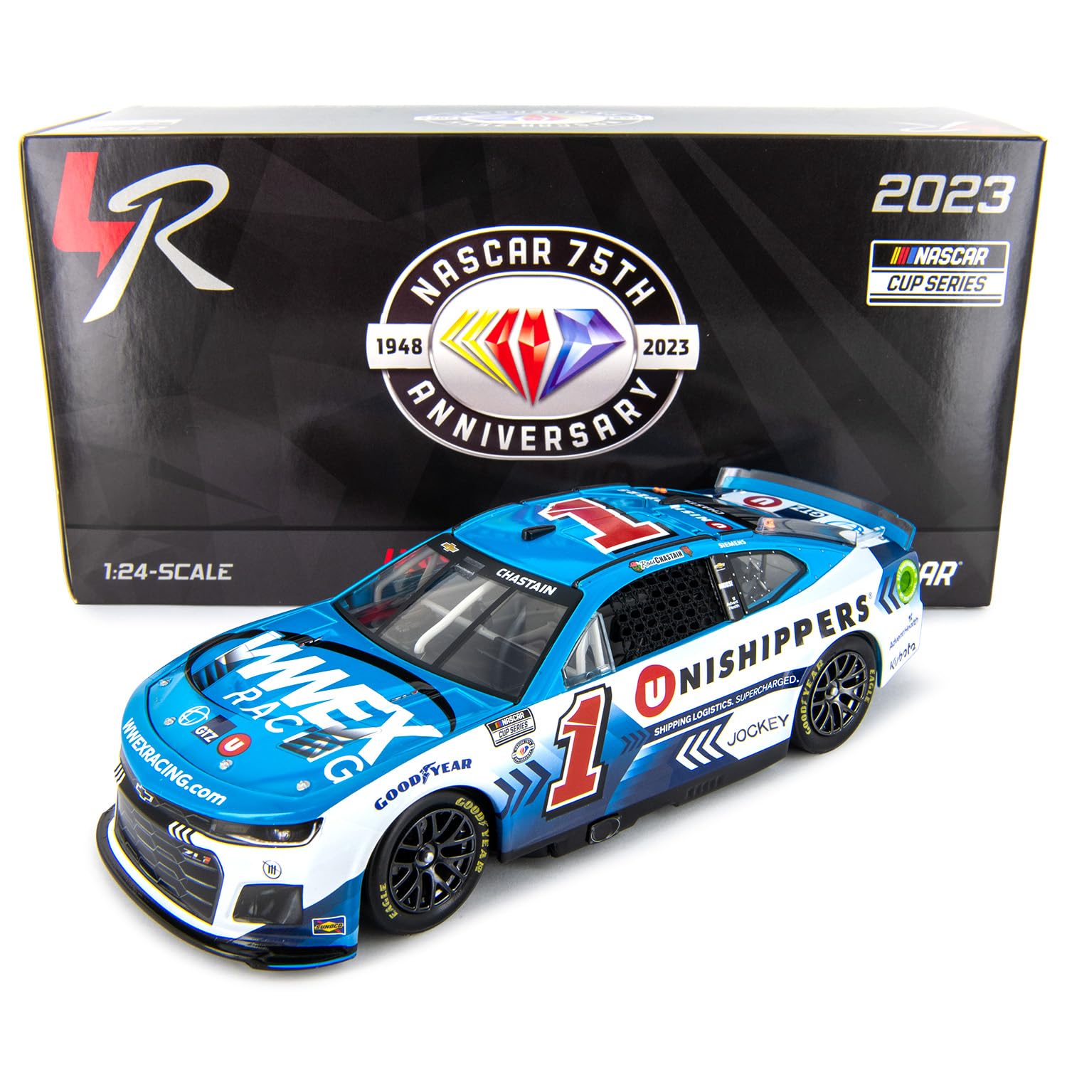 Lionel Racing Ross Chastain 2023 World Wide Express Unishippers 1:24 Scale ARC Diecast Car