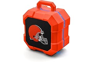 SOAR NFL Shockbox Cleveland Browns Youth Wireless Bluetooth Speaker - Portable Audio...
