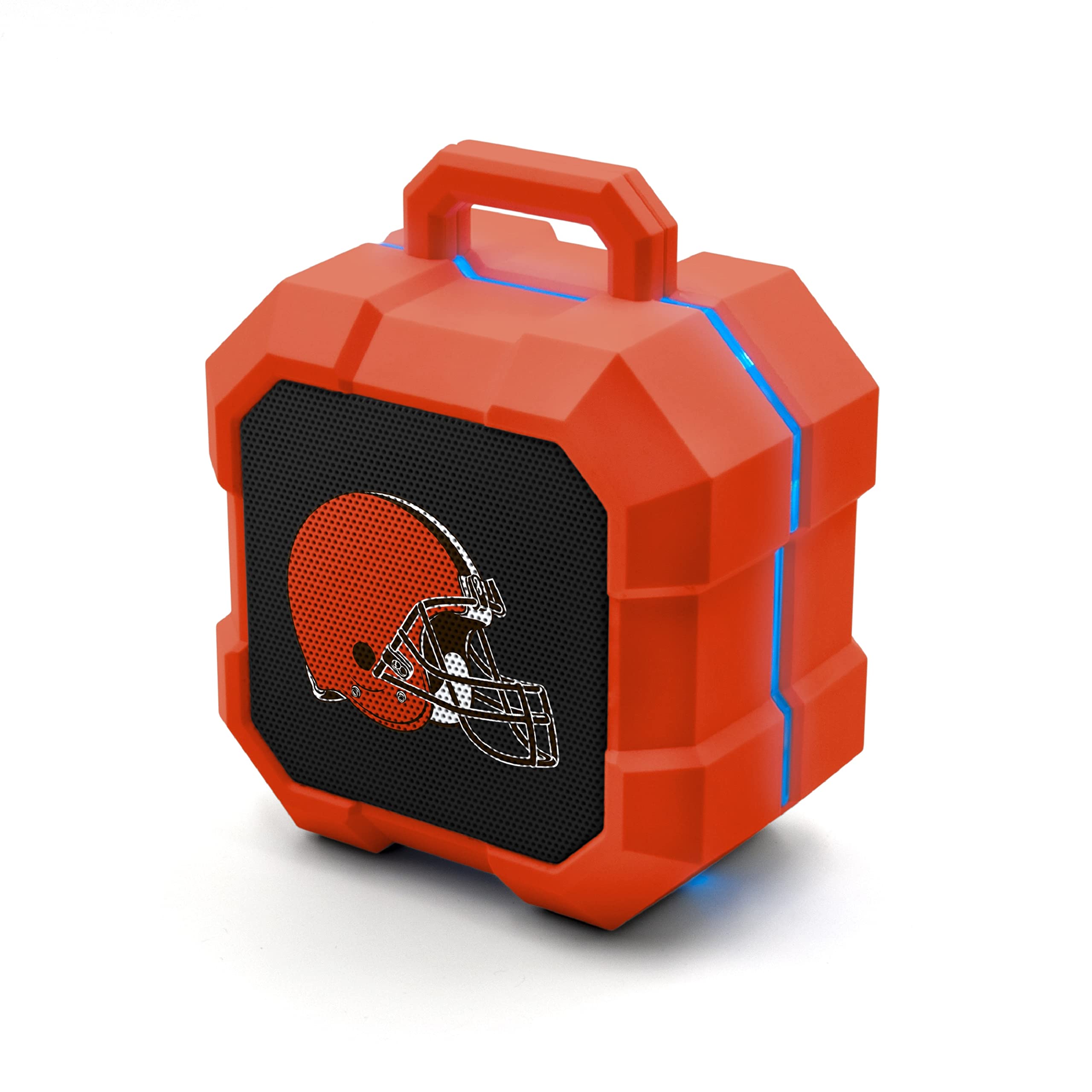 SOAR NFL Shockbox LED Wireless Bluetooth Speaker - Water Resistant IPX4, 5.0 Bluetooth with Over 5 Hours of Play Time - Small Portable Speaker - Officially Licensed NFL, Perfect Home &amp; Outdoor Speaker