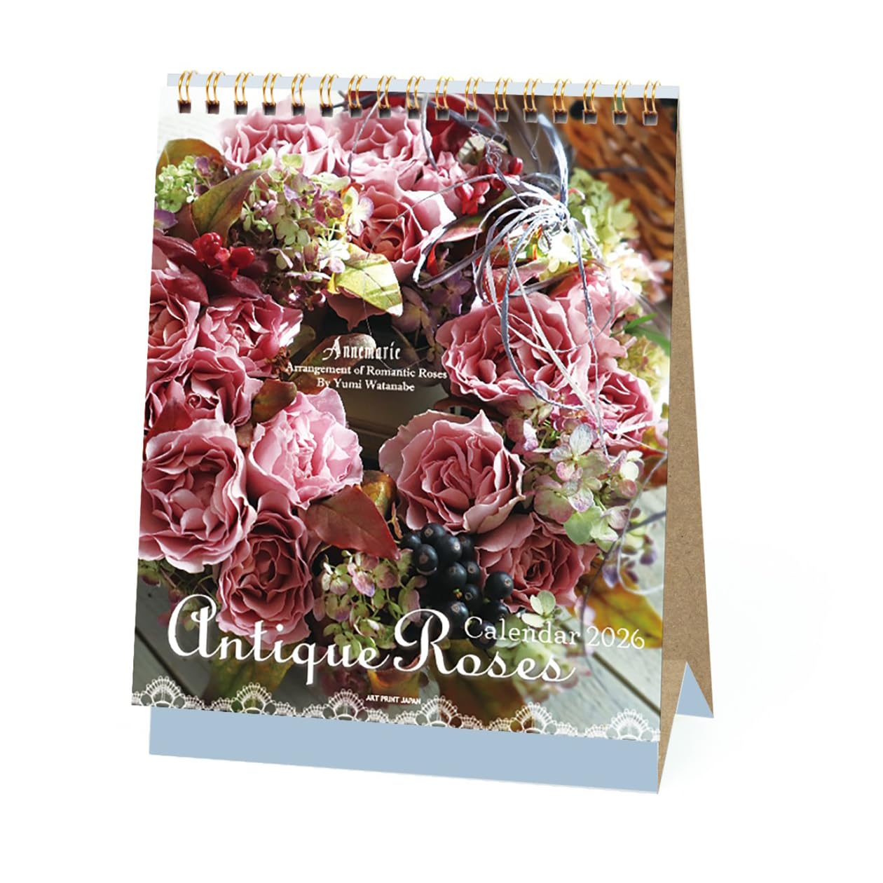 Amazon | 2026年カレンダー アンティークローズ(卓上) | カレンダー