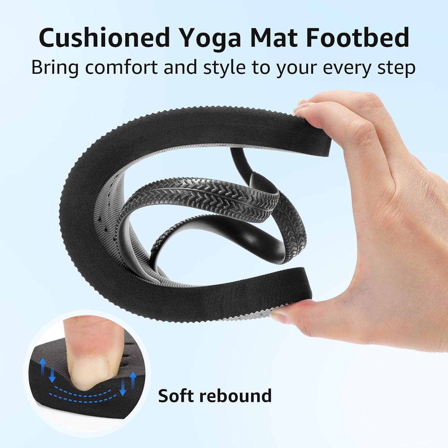 STQ Shower Shoes Men Flip Flops | Quick Drying Arch Suppot with Drain Hole | Non-Slip Men's Rubber Waterproof Thong Sandals Beach Pool Gym College Dorm Travel Bathroom Lightweight Comfortable Soft Best