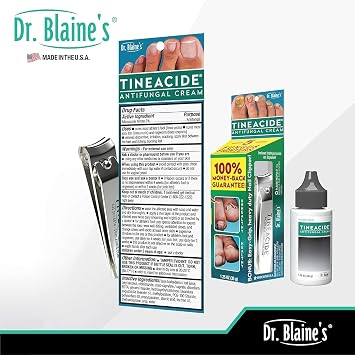 Dr. Blaine's Tineacide Antifungal Cream 1.25 oz. (Quantity of 3)