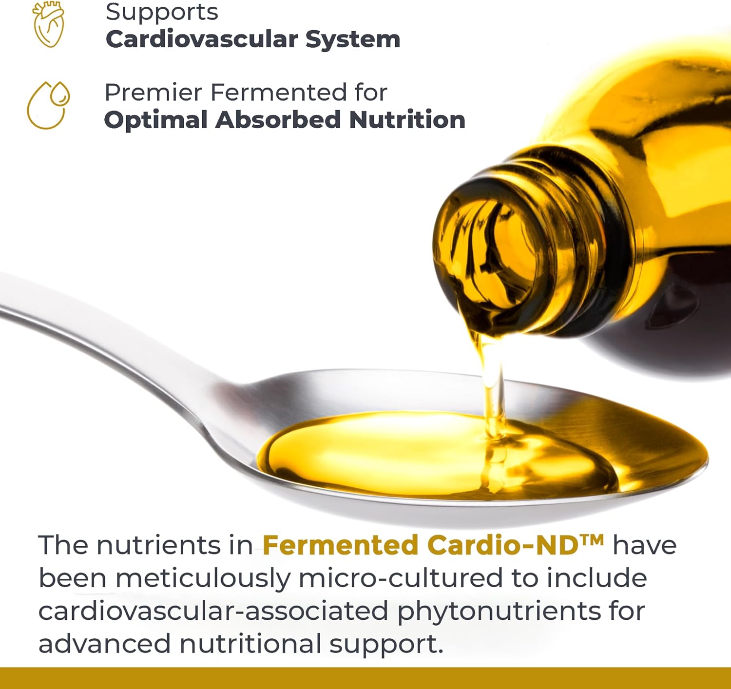 Premier Research Labs Fermented Cardio-ND - Cardio Heart Health, Cardio Support Liquid Fermented in Probiotics for Women, Men, Adults, Supports Heart Health with Hawthorne Berry - 8 fl oz Bottle