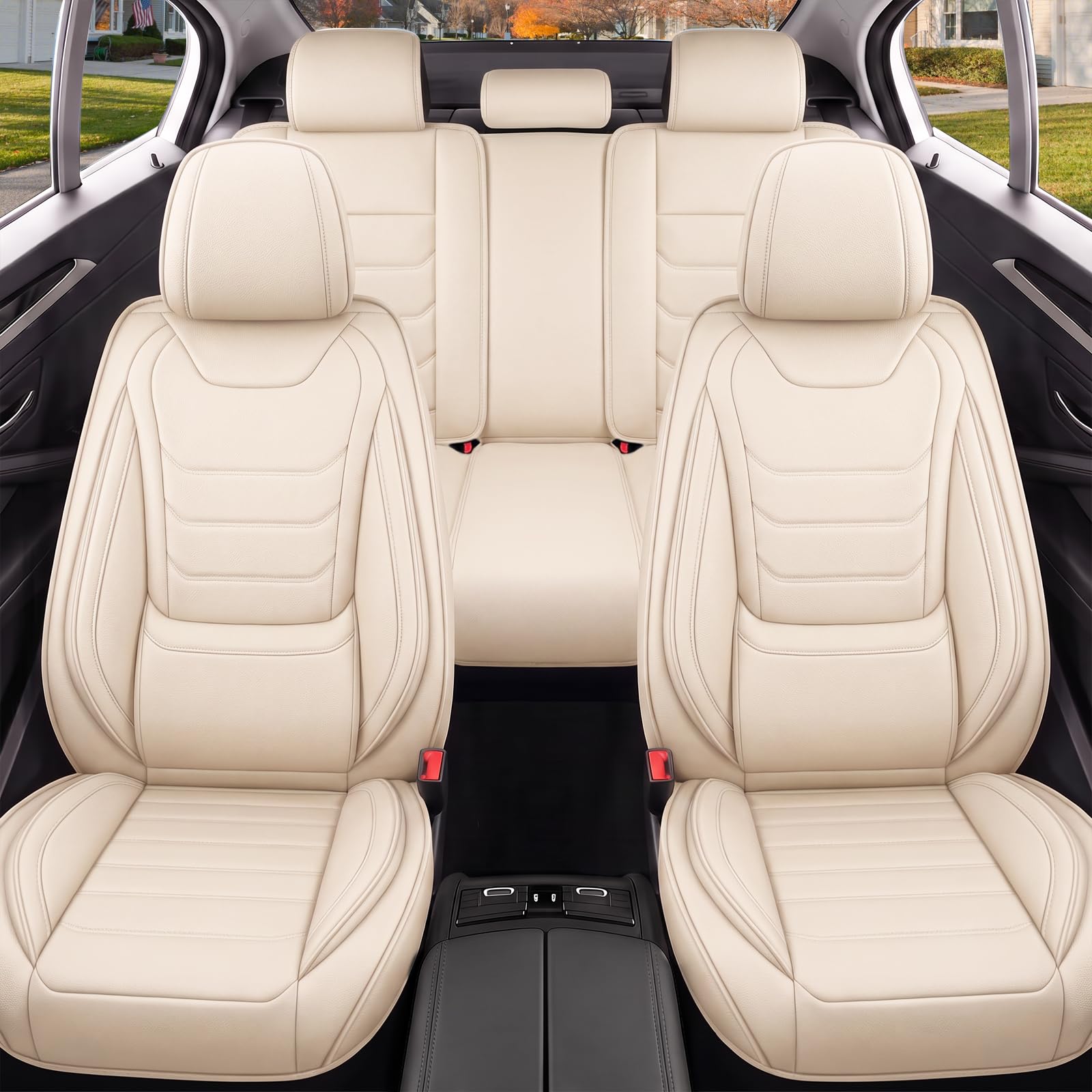 für 99% MINI-Modelle Autositzbezüge, 5 Sitze, Beige
