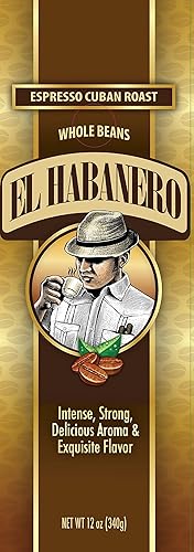 Miniatura 2 de El Habanero Espresso - Café tostado cubano granos enteros 1 bolsa 32 oz