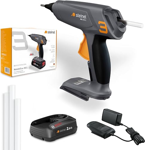 Steinel MobileGlue 3011 Battery Glue Gun Set, 11 mm Cordl…