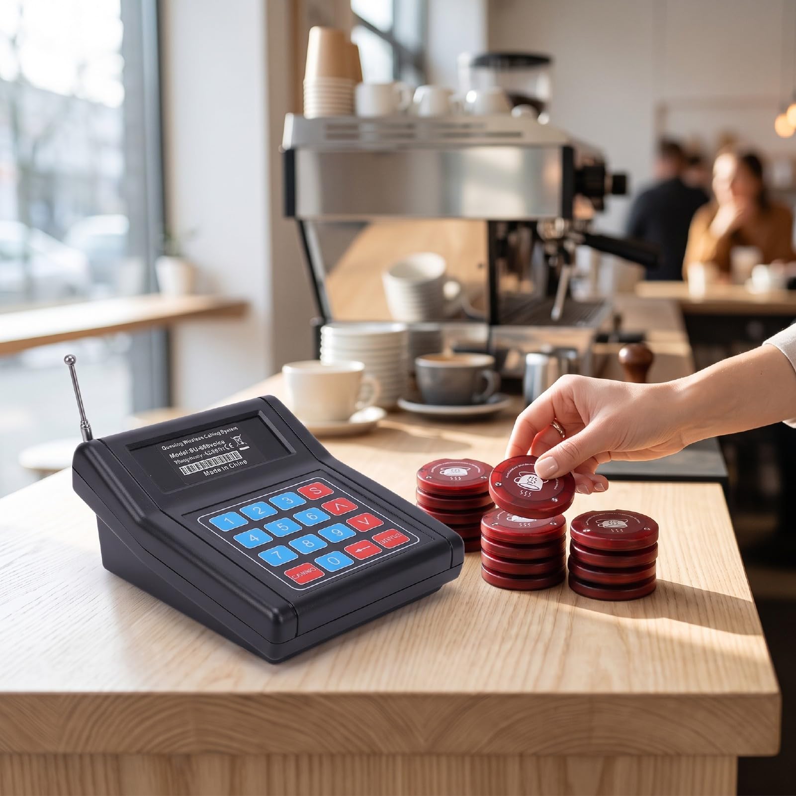 Système Téléavertisseur Restaurant Rechargeable 30