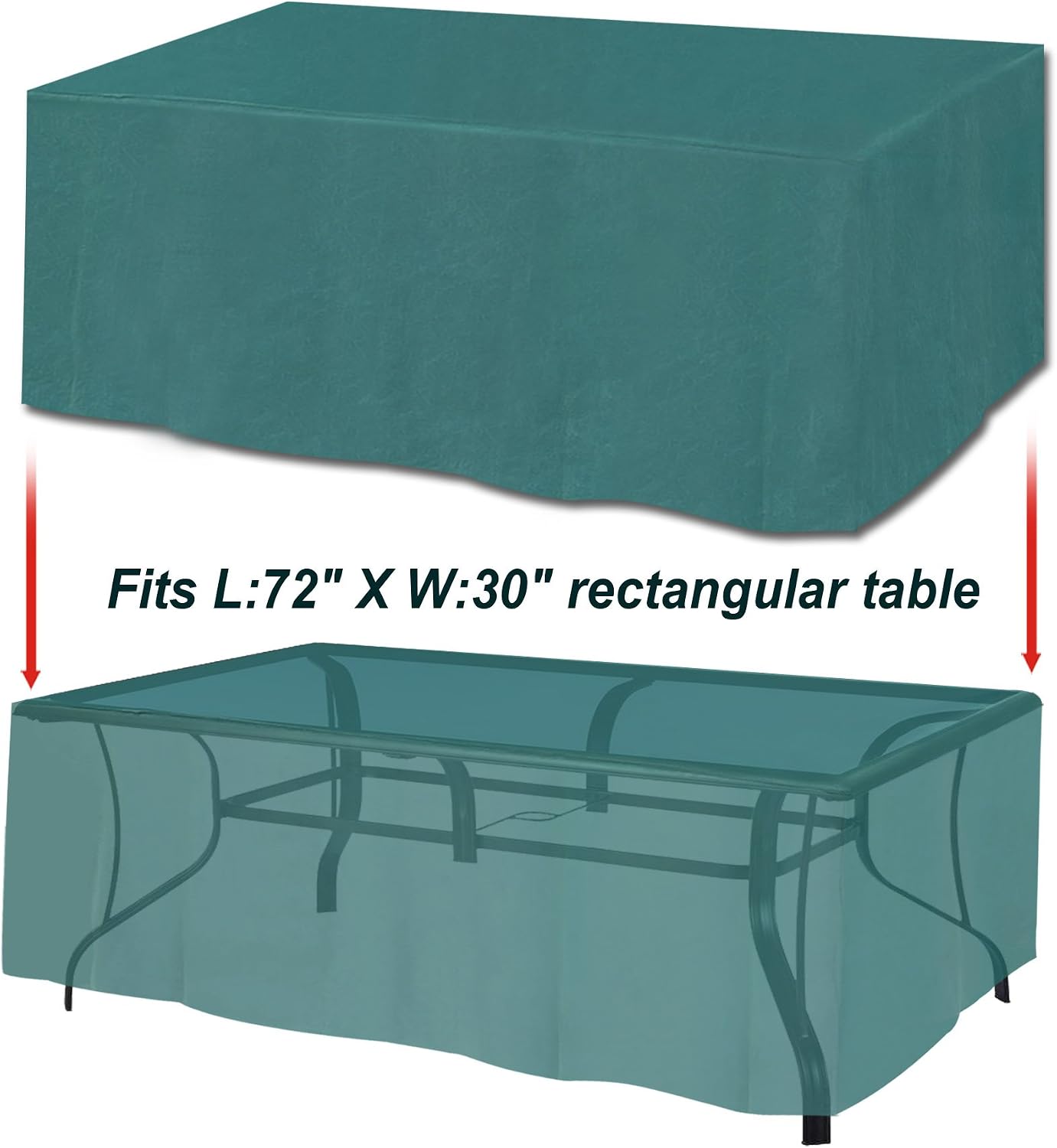 6' Furniture Set Cover Patio Winter Table Protective Protector Garden Outdoor Green Color
