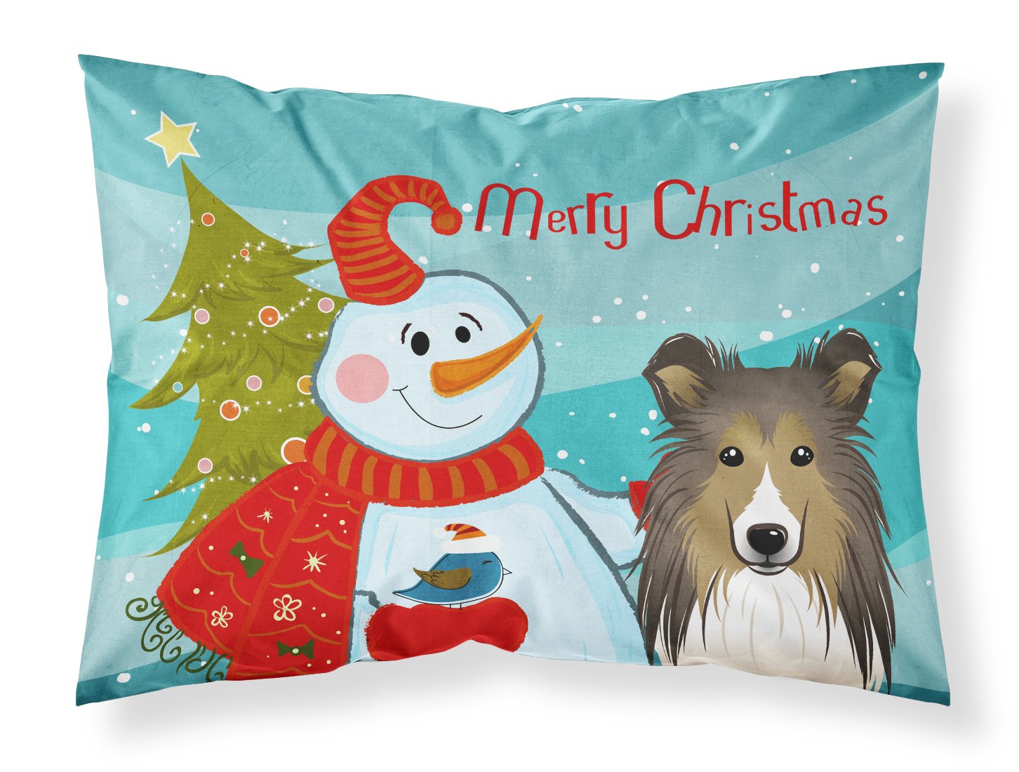 Taie d'oreiller multicolore en tissu standard Caroline's Treasures