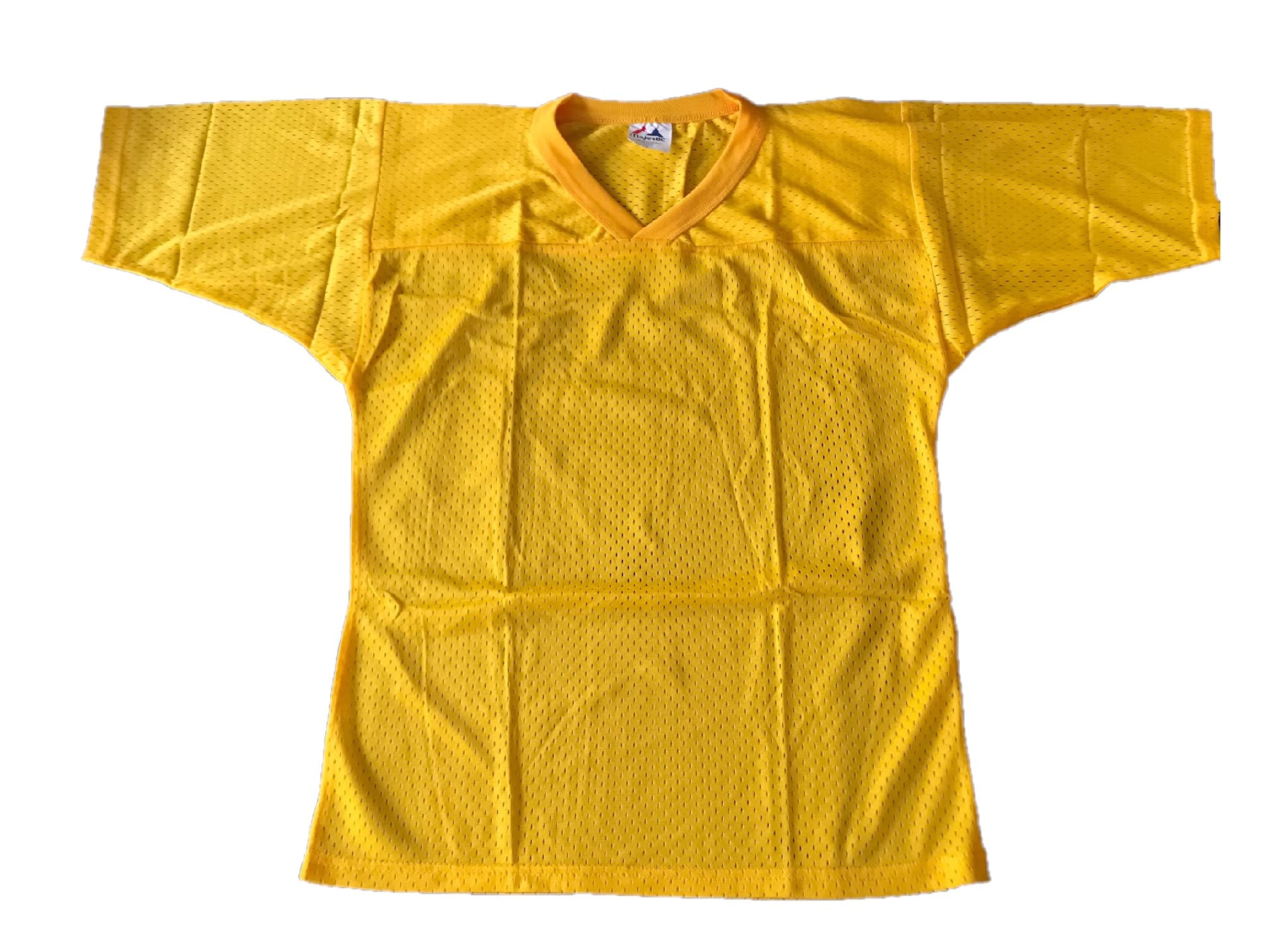 Tackle-Tuff by Majestic Youth Football Jersey with Mesh - Gold, X-Large