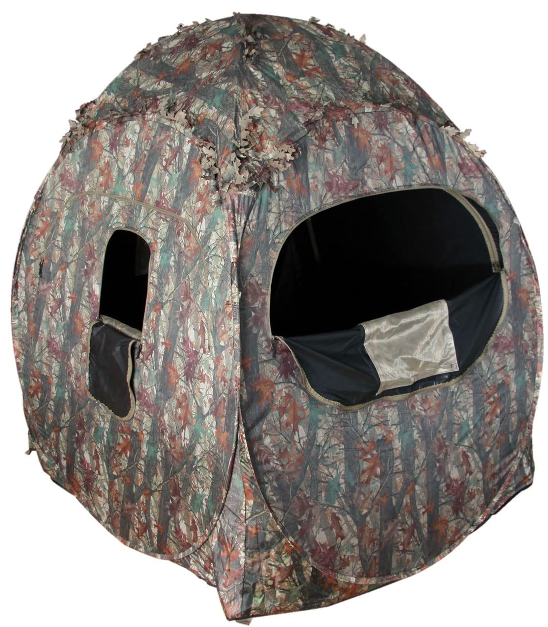 Genérico Caja de caza con cúpula de camuflaje 7 Ventanas, Putter Golf Club, Unisex, Camuflaje, 173 cm, 5.5 kg, Aficionados a la caza y la observación de la naturaleza