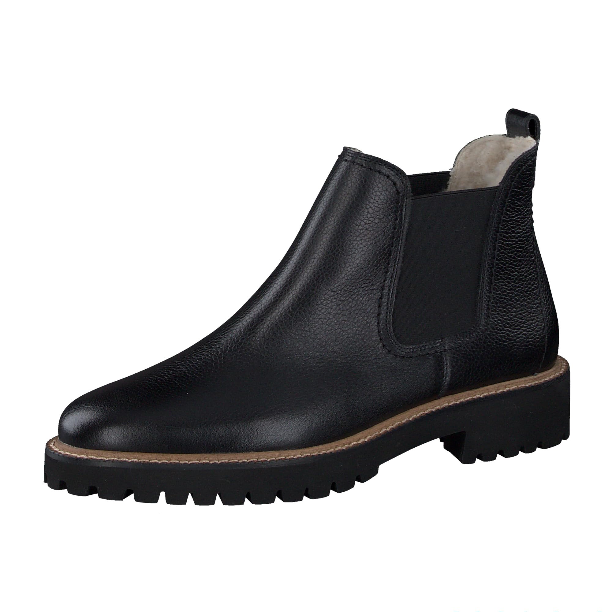 Paul Green Damen Chelsea-Boots mit Merino-Warmfutter, Frauen Chelsea Boots,Warm gefüttert