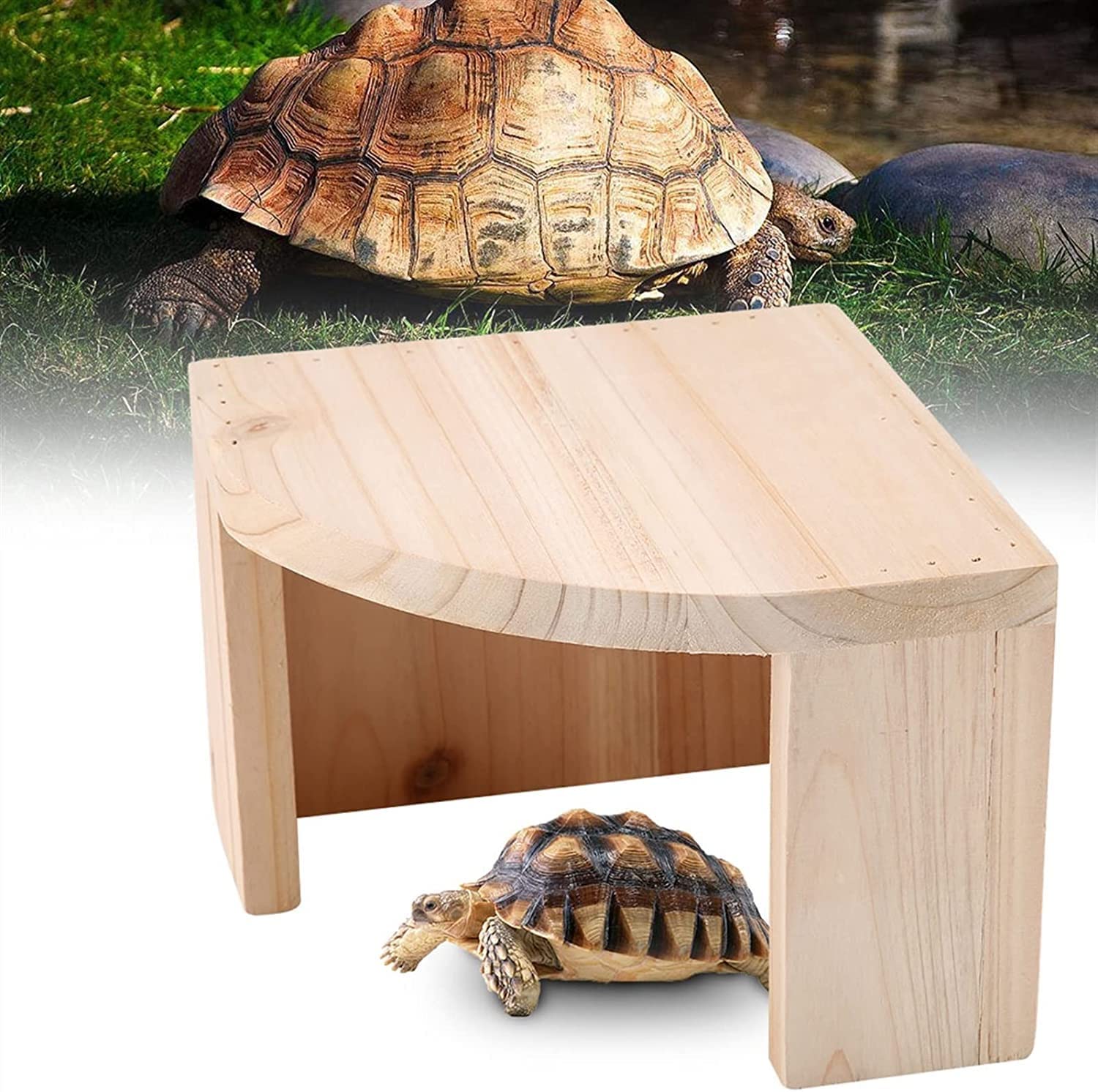 Aquarium-Deko-Ornamente, Aquarium-Dekorationen, Aquarium-Dekorationen, Pflanzen, Keramik, Aquarium, Unterstand, Versteckhöhle, Reptilienverstecke, kleine Höhle, Schildkrötenhaus-Dekoration for die Dek