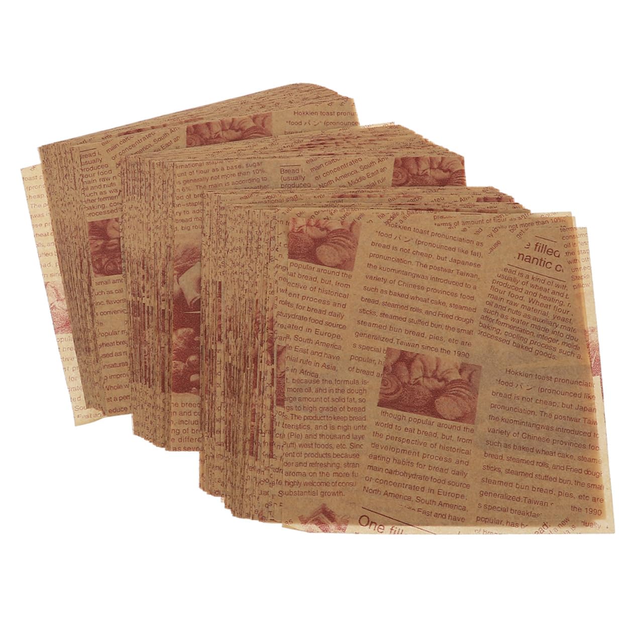 Papier Sulfurisé Cuisson 25x25 Cm, Feuilles Antiadhésives Résistantes à La Graisse, Qualité Alimentaire, 200 Pièces, Adapté Four Micro-ondes Réfrigérateur, Emballage Alimentaire Et Pâtisserie