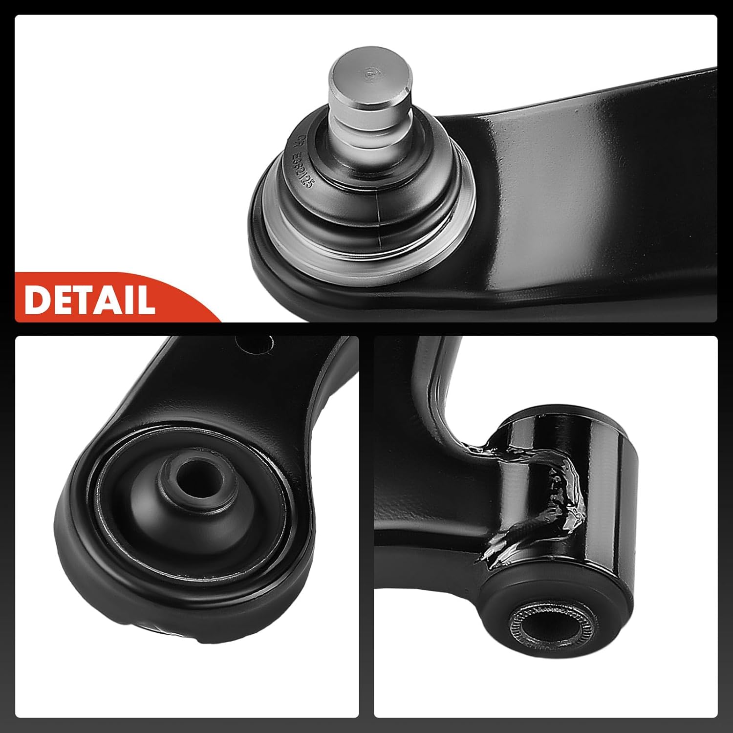 A-Premium Front Right Side Lower Control Arm, with Ball Joint & Bushing, Compatible with Mitsubishi Lancer 2002-2007, No Turbo