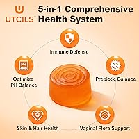 Vista 3 de Liposomal Premium Feminine Balance Gummies, Advanced Women's Probiotic Gummies with Bromelain & Cranberry PACs - Triple-Targeted pH Balance Support