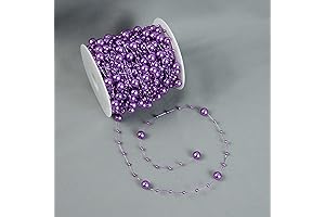 200 Feets Crafts Faux Pearl Beads Garland for Christmas Tree Decoration