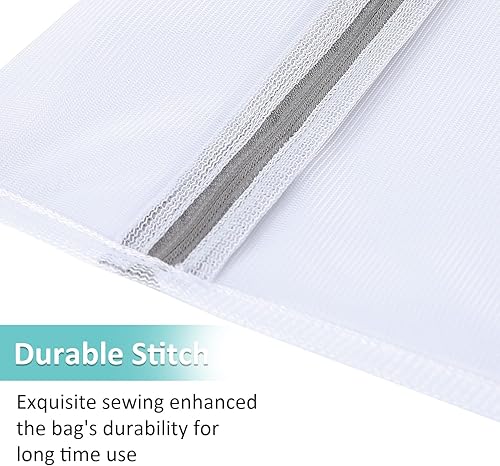 Vista 53 de GOGOODA - Juego de 7 bolsas de malla para lavandería, para prendas delicadas, bolsas para lavar a máquina lencería, ropa sucia, medias, blusas, ropa