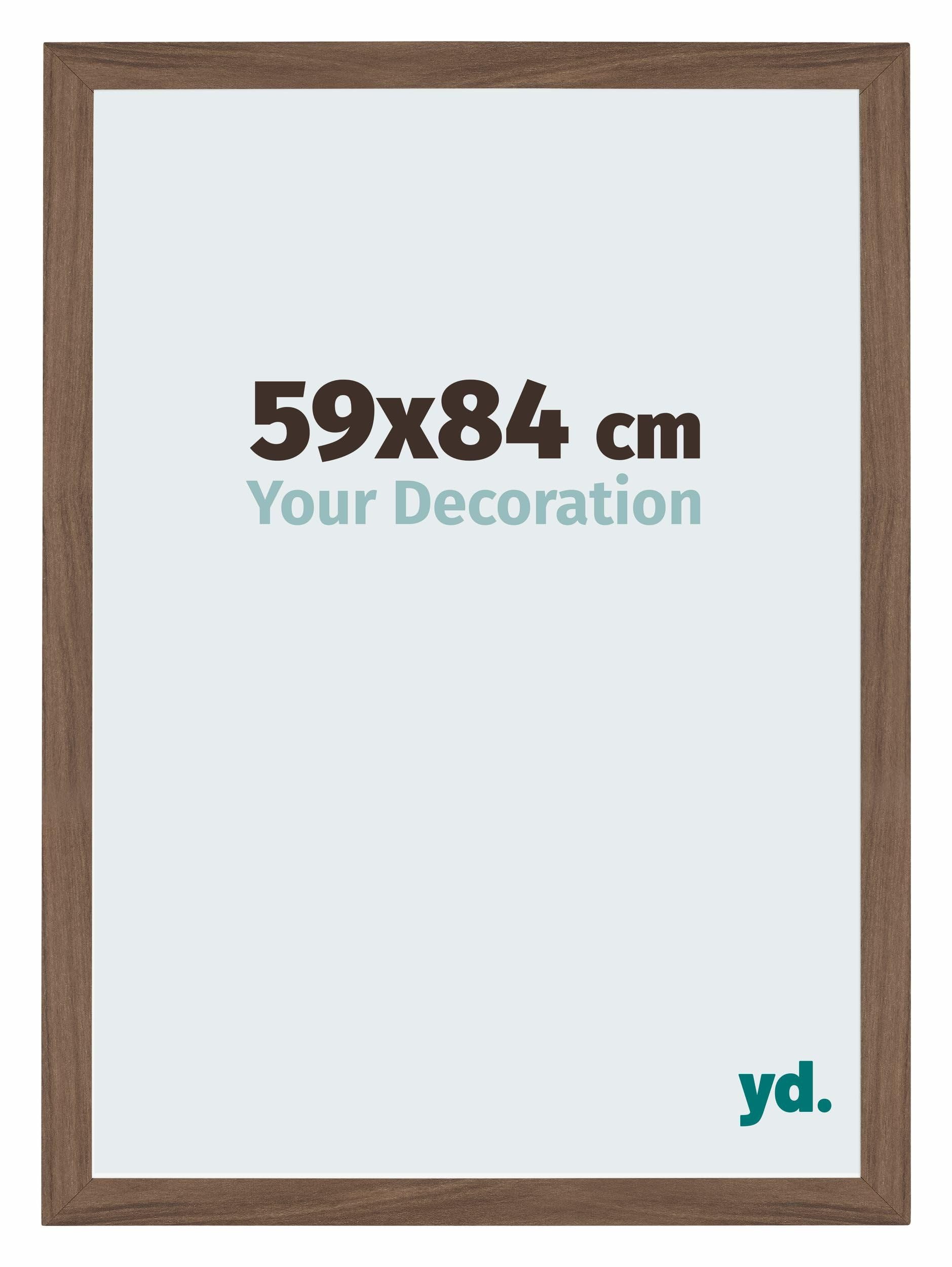 Your Decoration - Puzzle frame 59x84 - Walnut Dark - Puzzle frame 1500-2000 Pieces - MDF Photoframe - Mura