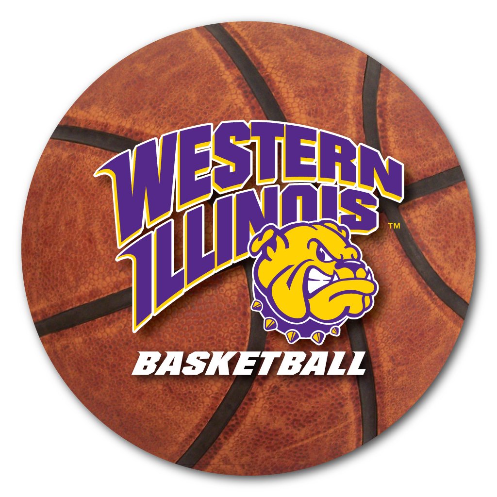 VictoryStore Coasters - Western Illinois University Coaster Set, Sports Designs, Set of 4