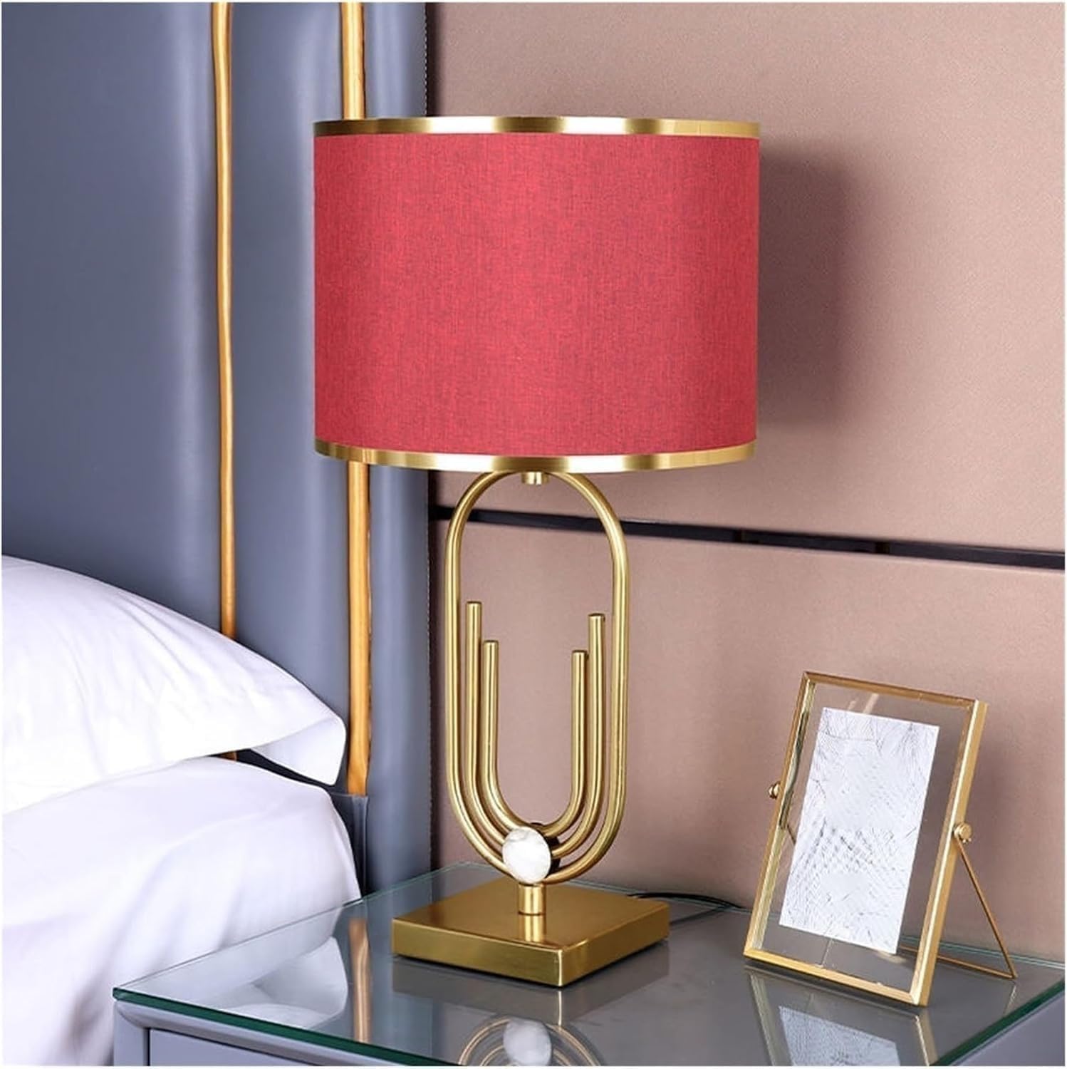 DFAEEKIYO Table Lamp Bedroom Bedside Modern Simple Touch Home Creative European Desktop