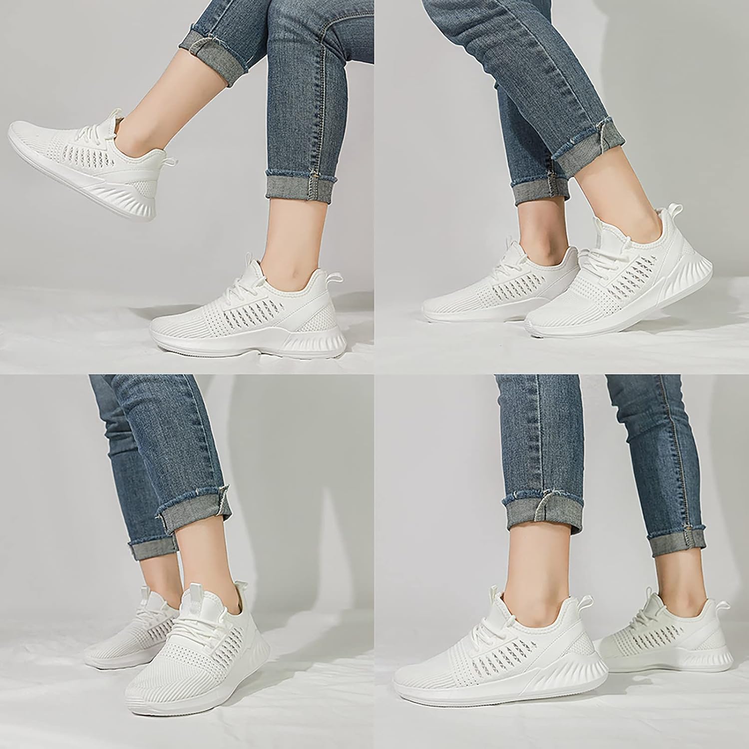 Womens Tennis Shoes - Women Sneakers Workout Running Walking Athletic Gym Fashion Lightweight Nursing Casual Light Shoes