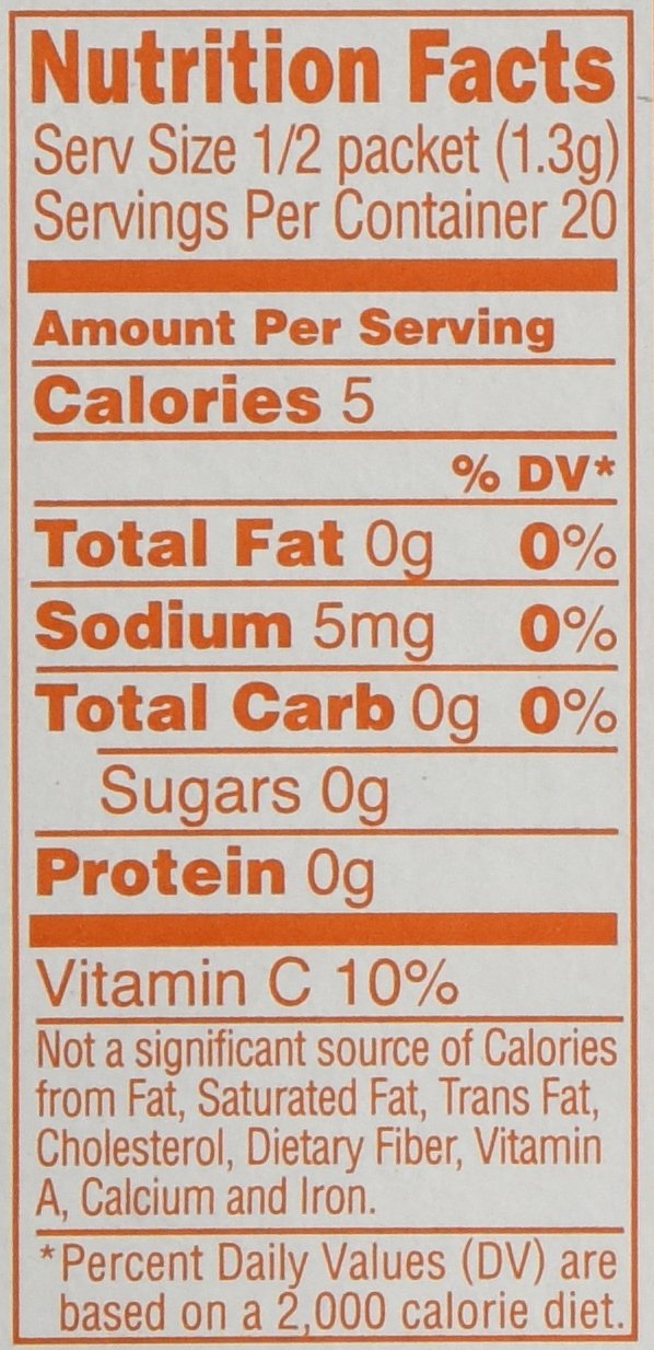 Crystal Light Green Tea Peach Mango Drink Mix On The Go 10-0.08 oz packets (6 Pack)